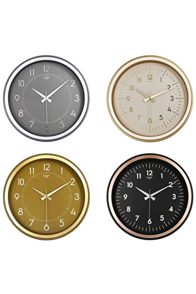 luz&pos GALAXY PREMİUM 1975-FG-AC-TA-KR SERİSİ DUVAR SAATİ KASA=SİYAH-İ.YEŞİL...