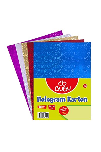 Bubu BU-BU HOLOGRAM KARTON 20x30cm 10lu