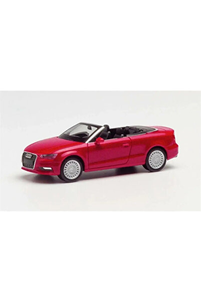 Herpa 1/87 Audi A3 Cabrio Kırmızı Küçük Araba Modeli, 038300-002