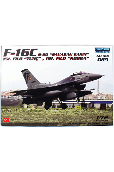 Hobbytime F-16C B-50 Uçak Maketi, 1/72 HT069