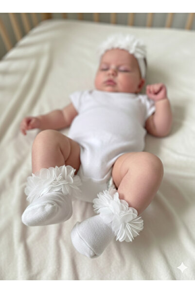 Harry&Millie Baby Girl Fancy Socks and Bandana Set Baby Newborn Gift