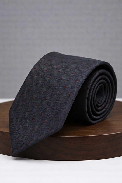 Kravatkolik Smoked - Red Square Tie