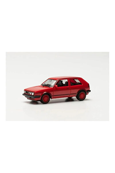 Herpa 1/87 VW Golf II GTI Kırmızı Küçük Araba Modeli, 420846-002