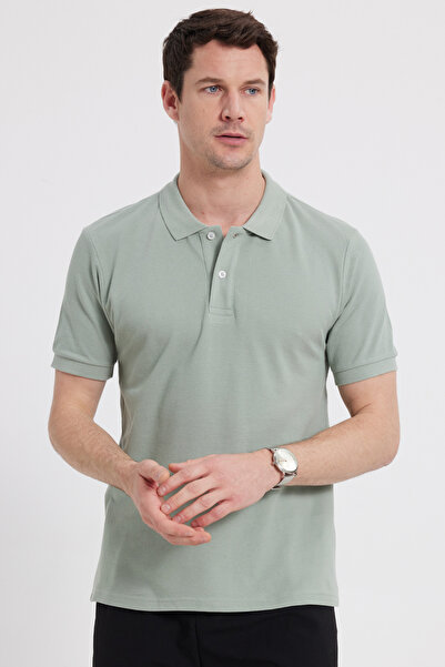 Tudors εφαρμοστό Slim Fit 100% Βαμβάκι Ανδρικό μπλουζάκι πόλο με λαιμόκοψη σε...