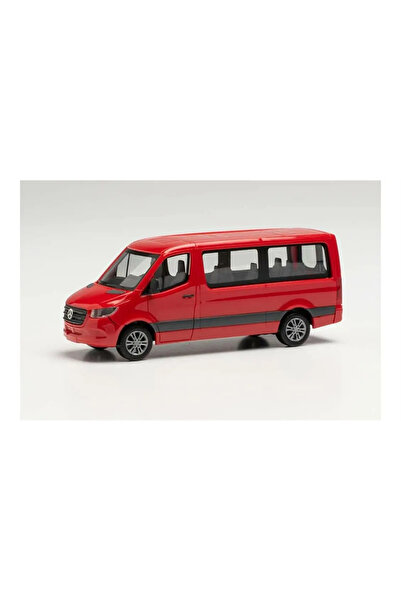 Herpa 1/87 MB Sprinter 18 m3 Kırmızı Küçük Araba Modeli, 096478