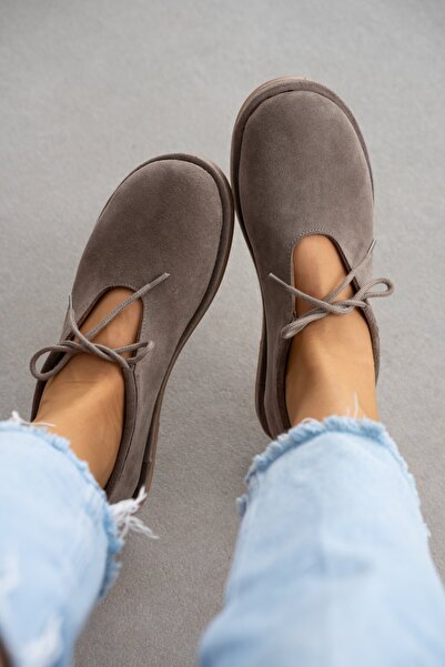 selin shoes Γυναικεία παπούτσια Vireon από γνήσιο δέρμα με λεπτομέρεια από δα...