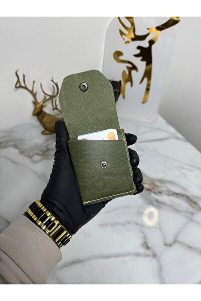 SANAT 100% Genuine Crazy Leather Handmade Minimalist Wallet - Crazy Leather S...