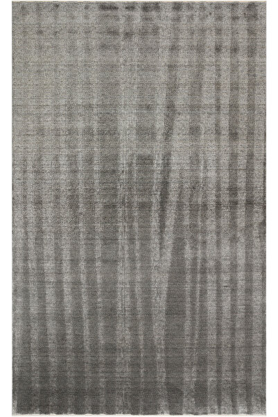 Cool Halı Silva Antrasit Gri Modern 4 Mevsim El Dokuması Silinebilir Yatak Sa...