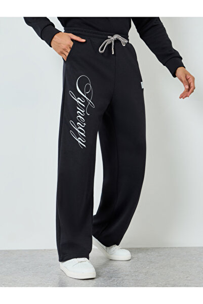 Styli Men Text Print Oversized Joggers