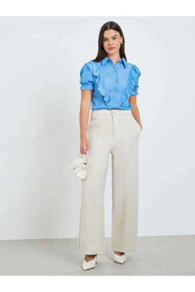 Take Two By Styli Wide Elastic Waist Straight Leg Pants