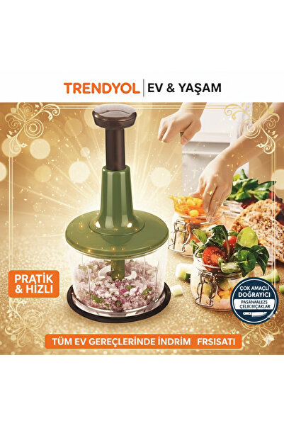 Basmalı El Rondosu 1500ML Paslanmaz Çelik (renkli)