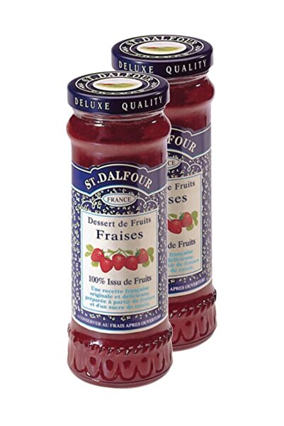 St. Dalfour Çilek Reçeli 2 x 284 g %100 Meyve Şeker İlavesiz