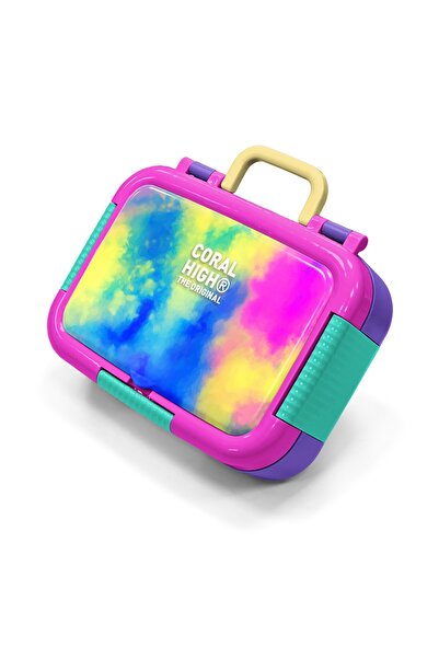 Coral High Kids Colorful Batik Patterned Stainless Steel Lunch Box 39265