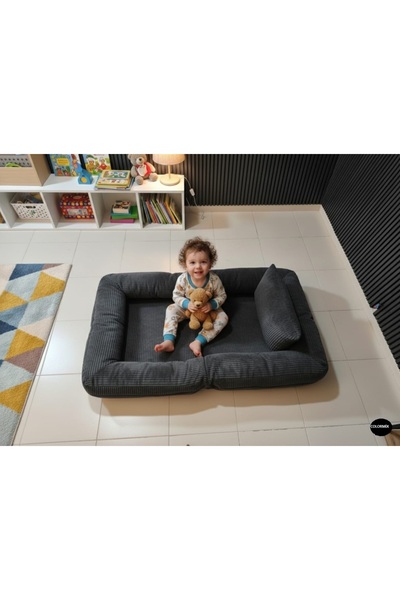 COLORMİX Bebek Yer Yatağı - Taşınabilir Bebek Oyun Alanı Ve Aktivite Minderi ...