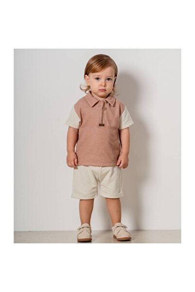 Valia Baby Polo Collar Baby Boy Double Set