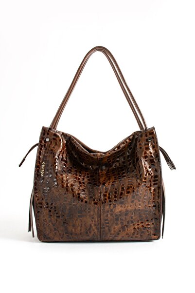 VOSTRO 100% Genuine Leather Women's Hand and Shoulder Bag - Handmade Italian ...