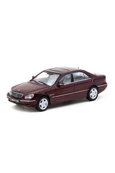 Genel Markalar 164Mercedes - Benz S 55 Amg Bordeaux Red Metallıc T64G-072-Bo
