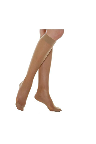 RELAXSAN Ciorapi elastici compresie medie, Relaxsan, pana la genunchi, Bej, 3