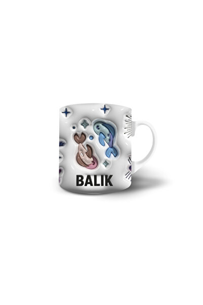 Evion 3D Effect Mug with Zodiac Design 330 ml |   Double-Sided Printing |   S...
