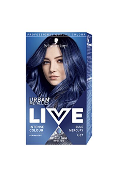 Schwarzkopf LIVE Color Urban Metallics U67 Blue Mercury, 142.5ml