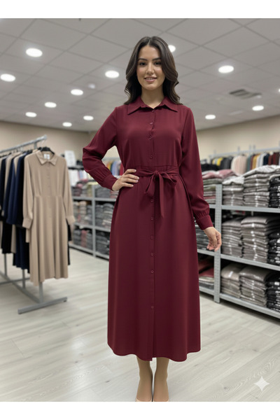sarıdağ Terikoton Test Type Dress Daily Dress