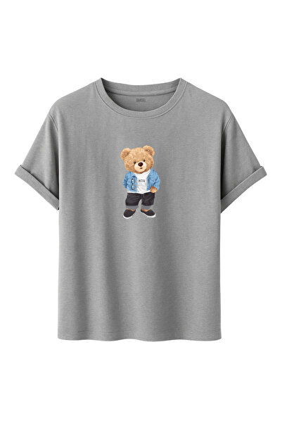 DK DAKSEL Σχεδιασμένο με φιγούρα αρκουδάκι, Premium ψηφιακής εκτύπωσης casual...