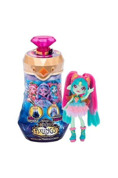 Magic Mixies Papusa Pixling - Teal, Flicka Dragon