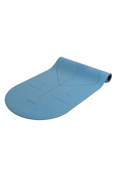 Gymo Pu-Rubber Kaydırmaz Kauçuk Yoga Pilates Matı 5mm Mavi