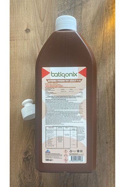 Aqua Povidon İyot %10 (Batigonix) Antiseptik Çözelti 1000 ml