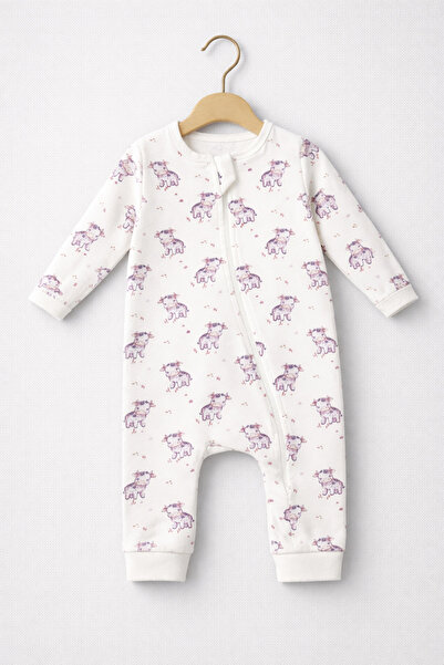 For My Baby Zippered Baby Rompers