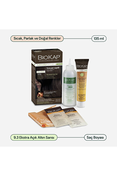 BioKap 9.3 Nutricolor Delicato Rapid Saç Boyası 135 Ml