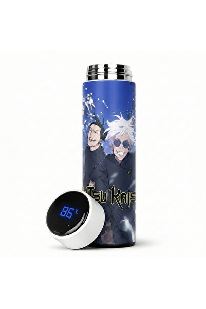 Nobbystar Jujutsu Kaisen Gojo Satoru Geto Suguru Anime Temalı Dereceli Termos