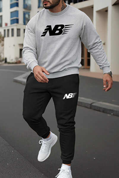 Flaubert Men's Printed Gd Oversized Sweatshirt - Sweatpants 2-Piece Set