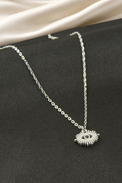 Bijuteri Net Eye Steel Necklace