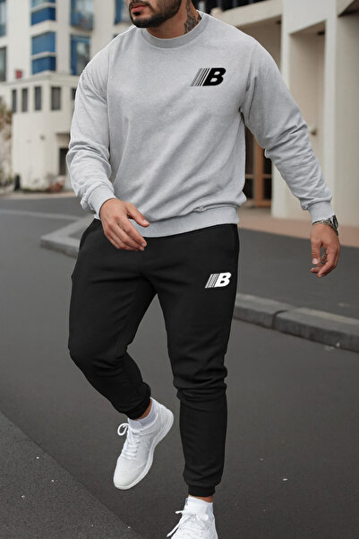 Flaubert Men's Printed Gd Oversized Sweatshirt - Sweatpants 2-Piece Set