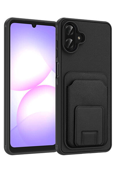 Nezih Case حافظة ناعمة أنيقة بمظهر جلدي متوافقة مع هاتف سامسونج جالاكسي A07 م...