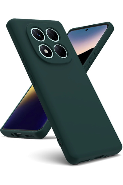 Nezih Case حافظة سيليكون ناعمة مرنة بلون غير لامع متوافقة مع كاميرا Redmi Not...