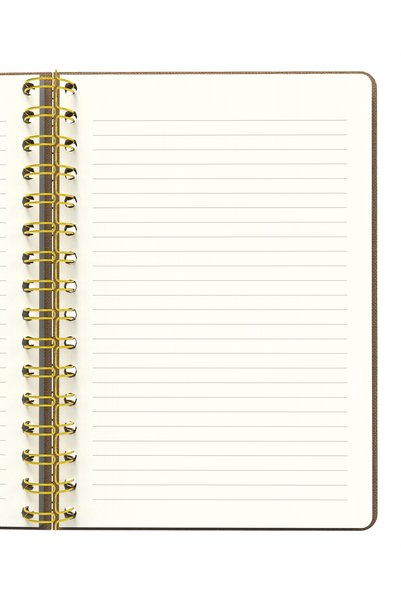 Meli Melek Melimelek Striped Notebook Beige (Cloth Cover) - Ceyda Düvenci
