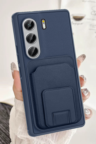 Nezih Case حافظة ناعمة أنيقة بمظهر جلدي متوافقة مع تكنو كامون 40 برو مع جيب ل...