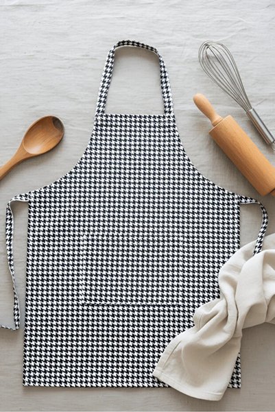 ACELEYOLLA Gabardine Durable Fabric Kitchen Cooking Apron Master Chef