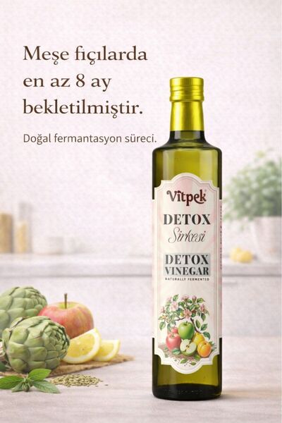 Vitpek Detox Sirke 500 ml ( Doğal Fermantasyon )