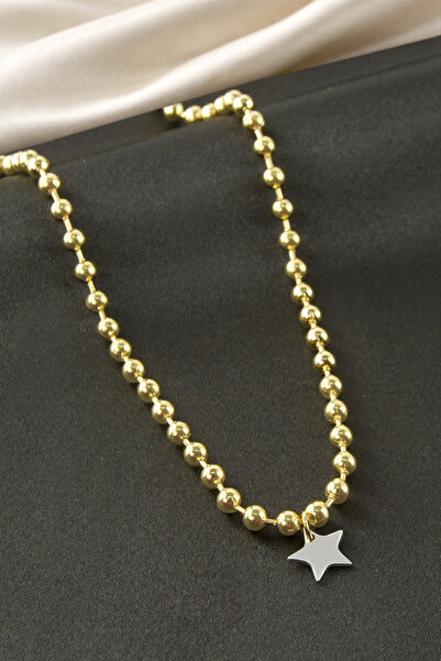 OSENSE Star Ball Chain Steel Necklace