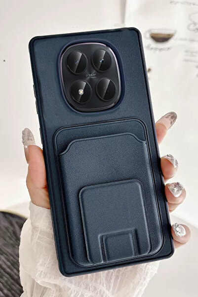 Nezih Case Redmi Note 15 4g Compatible Leather-Look Stylish Soft Case with Ca...