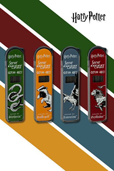 Serve Deep Mekanik Kalem Ucu 0.7mm 2B - Harry Potter 4'lü Set