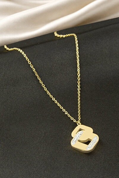 OSENSE Jewelled Steel Necklace