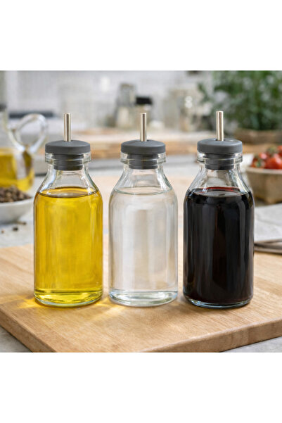 Gutsy GT 100LCBX3 LİKİT SOS ŞİŞESİ CAM 100 ML. ŞEFFAF 3'LÜ SET