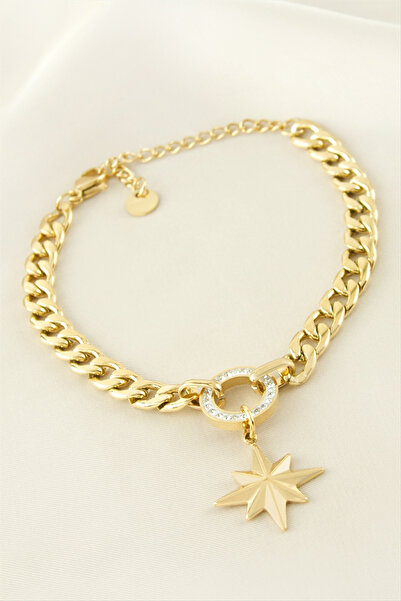 Bijuteri Net Star Steel Bracelet