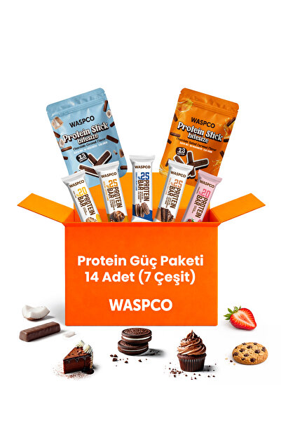 Waspco Protein Güç Paketi 14 Adet (7 Çeşit)