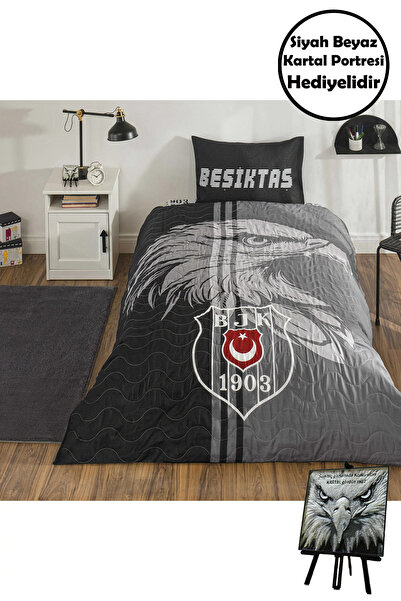 Taç Lisanslı Complete Set Beşiktaş Taraftar Mini 3D Portre Hediyeli
