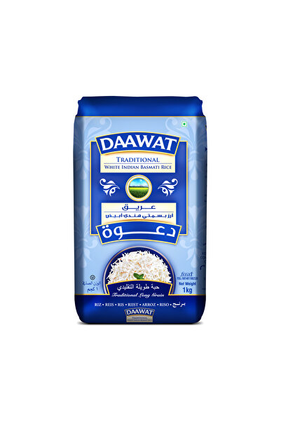 Daawat Traditional White Basmati Rice, 1 Kg
